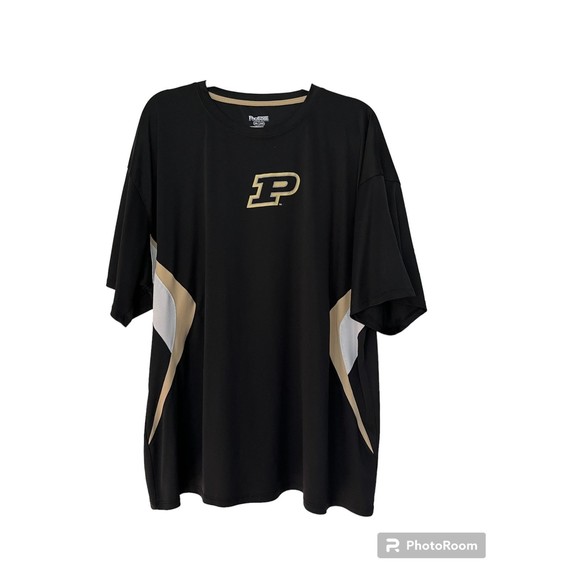 PRO EDGE Purdue Performance Shirt‎ Black Short Sleeves Size XXL - Picture 1 of 5